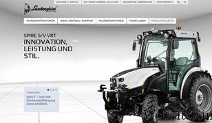 lamborghini-tractors.com Screenshot
