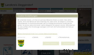 landkreis-deggendorf.de Screenshot