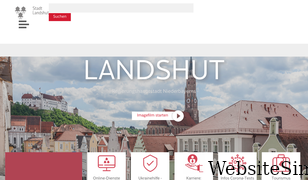 landshut.de Screenshot