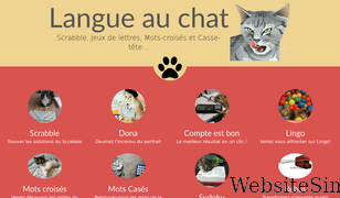 langue-au-chat.fr Screenshot