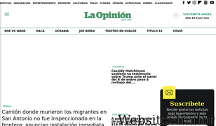 laopinion.com Screenshot