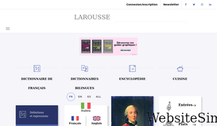 larousse.fr Screenshot