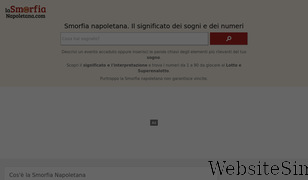 lasmorfianapoletana.com Screenshot