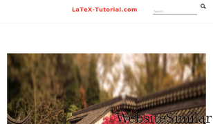 latex-tutorial.com Screenshot