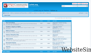 latex.org Screenshot