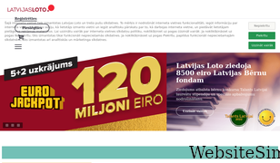 latloto.lv Screenshot