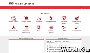 lausanne.ch Screenshot