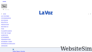 lavoz.com.ar Screenshot