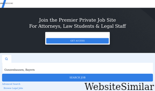 lawcrossing.com Screenshot