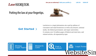 lawserver.com Screenshot