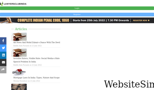 lawyersclubindia.com Screenshot