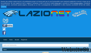 lazio.net Screenshot