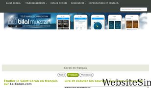 le-coran.com Screenshot