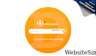 le-dictionnaire.com Screenshot
