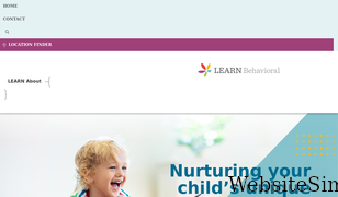 learnbehavioral.com Screenshot