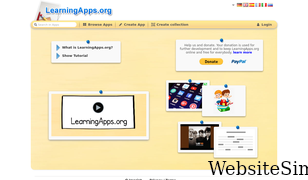 learningapps.org Screenshot