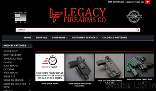 legacyfirearmsco.com Screenshot