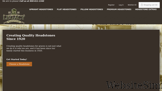 legacyheadstones.com Screenshot