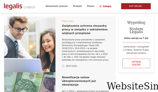 legalis.pl Screenshot