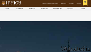 lehigh.edu Screenshot