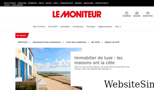 lemoniteur.fr Screenshot