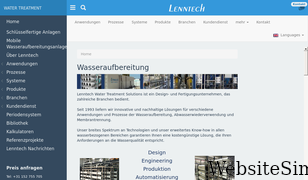 lenntech.de Screenshot