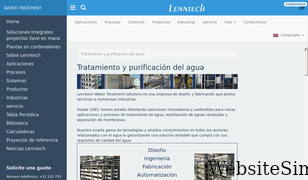 lenntech.es Screenshot