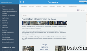 lenntech.fr Screenshot