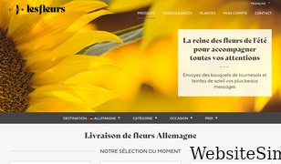 lesfleurs.ch Screenshot