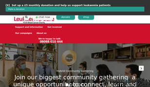 leukaemiacare.org.uk Screenshot