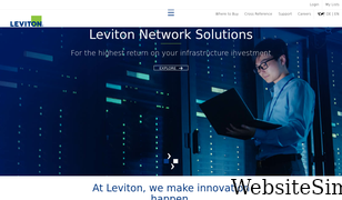 leviton.com Screenshot