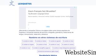 lexiquetos.org Screenshot