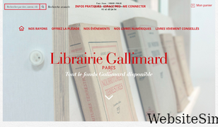 librairie-gallimard.com Screenshot