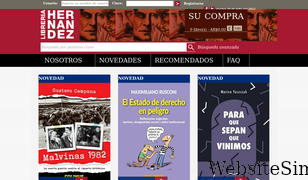 libreriahernandez.com Screenshot