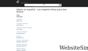 librosdemario.com Screenshot