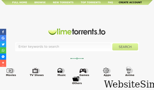 limetorrents.to Screenshot