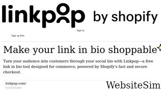 linkpop.com Screenshot