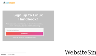 linuxhandbook.com Screenshot
