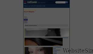 listcrawler.eu Screenshot