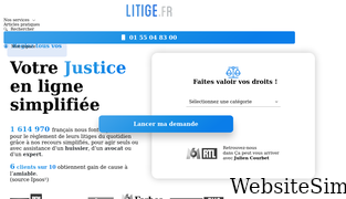 litige.fr Screenshot