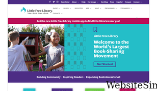 littlefreelibrary.org Screenshot