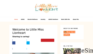 littlemisslionheart.com Screenshot
