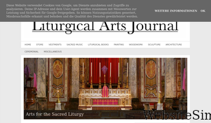liturgicalartsjournal.com Screenshot