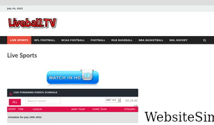 liveball.tv Screenshot