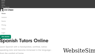 livelingua.com Screenshot