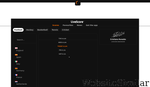 livescore.com Screenshot