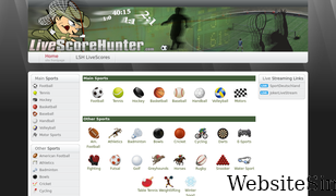 livescorehunter.com Screenshot