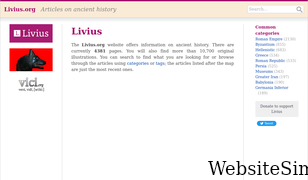 livius.org Screenshot