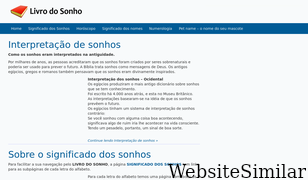 livrodosonho.com Screenshot
