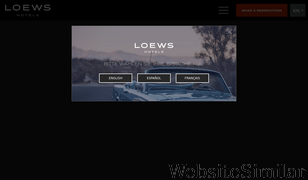 loewshotels.com Screenshot
